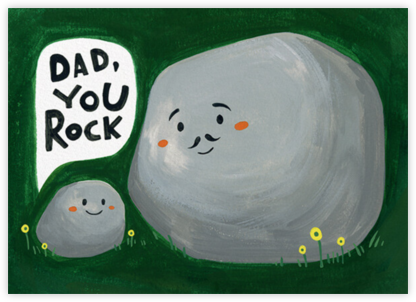 Dad Rock - Paperless Post - Father's Day Cards