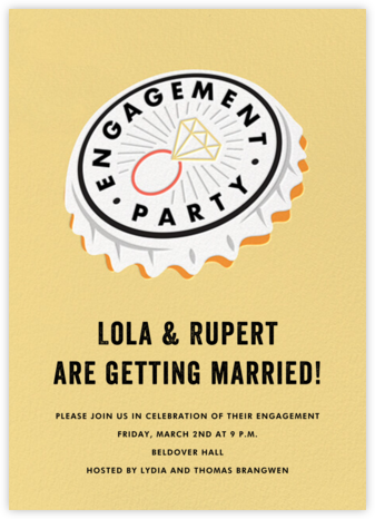 Something's Brewin' - Engagement - Paperless Post - Engagement party invitations 