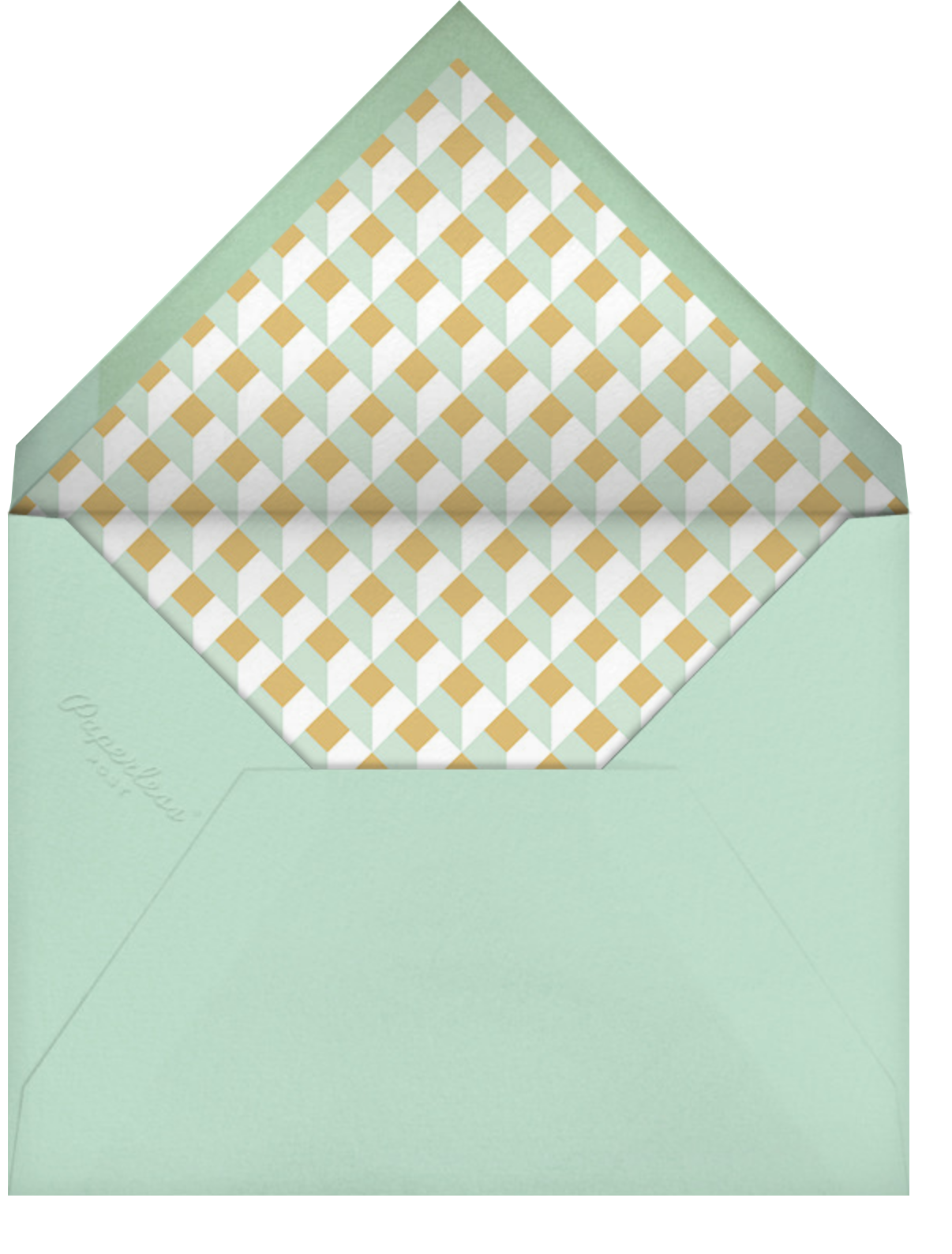 Deckle (Tall) - Cream - Paperless Post - Envelope