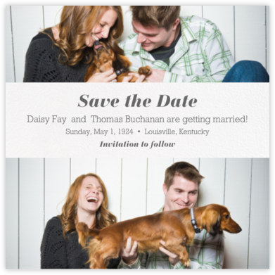 Title Card - Ivory - Paperless Post - Save the Date with Photo