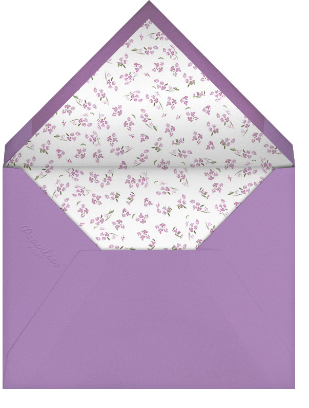 Heathers (Square) - Lilac - Paperless Post - Envelope