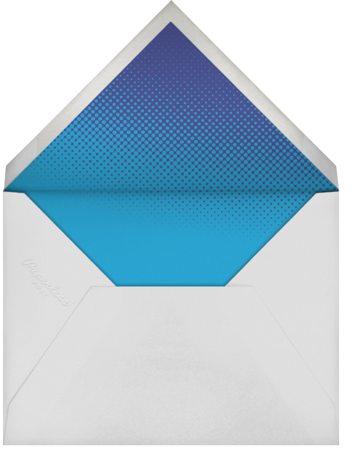 Double Thank You - Blues - Paperless Post - Envelope