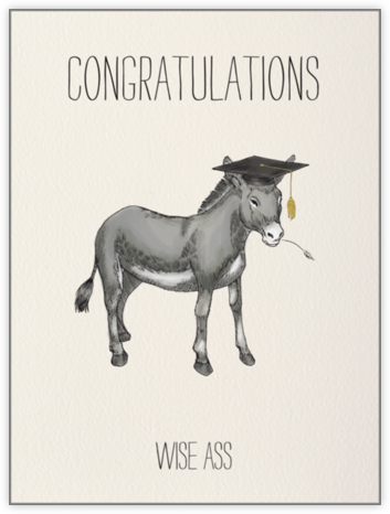 Wise Ass - Paperless Post - Graduation Cards