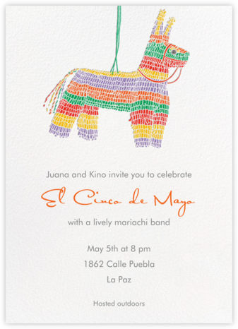 Pinata - Paperless Post - Cinco de Mayo Invitations
