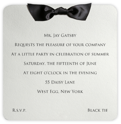 Tuxedo - Black - Paperless Post - Invitations for Entertaining 
