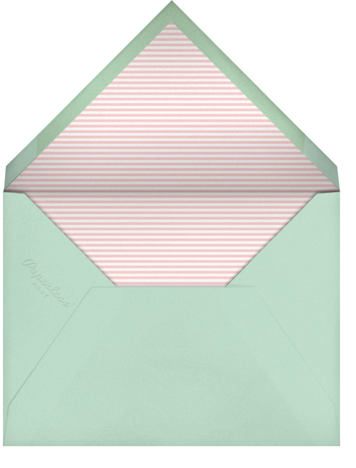 Bunny Ears - Mint - Paperless Post - Envelope