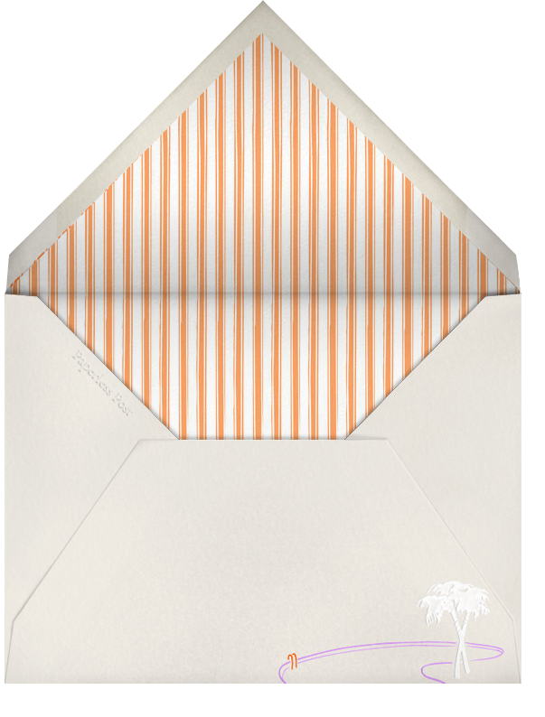Vegas - Orange and Lilac (Thank You) - Paperless Post - Envelope