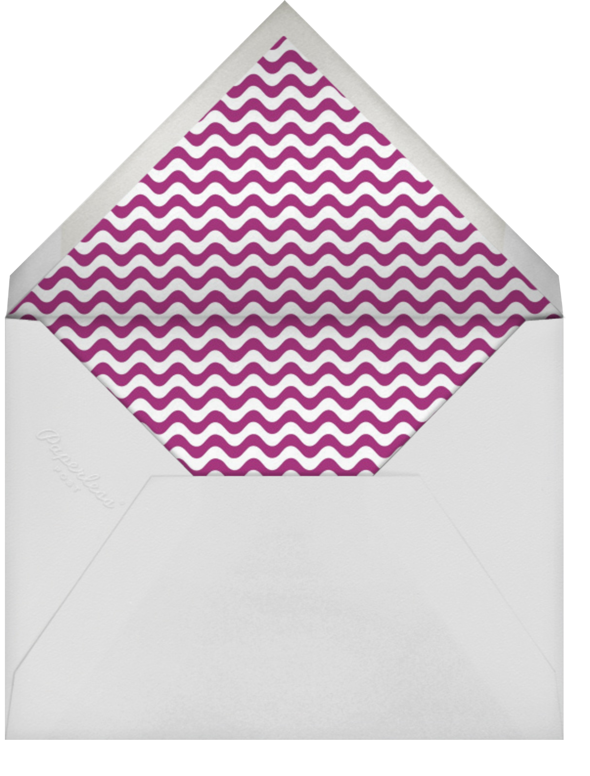 Double Thank You - Pink and Purple - Paperless Post - Envelope