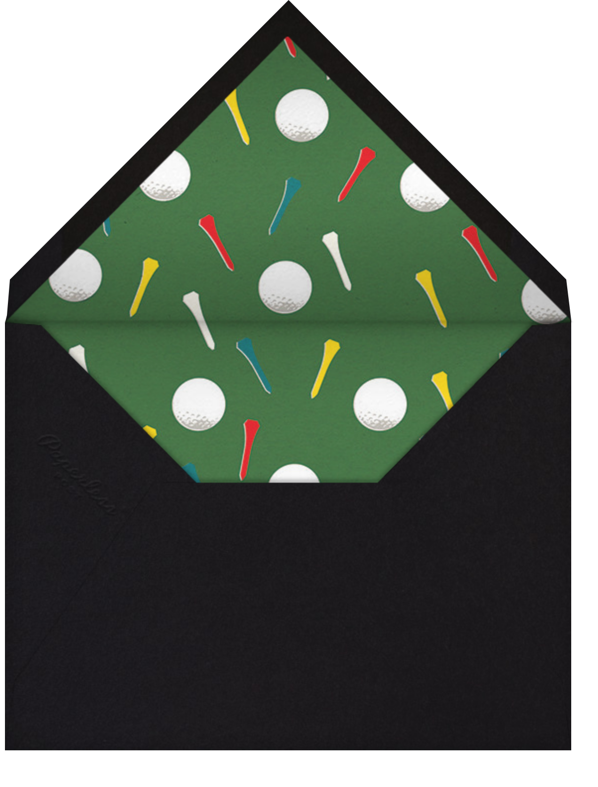 Golf Ball - Green - Paperless Post - Envelope
