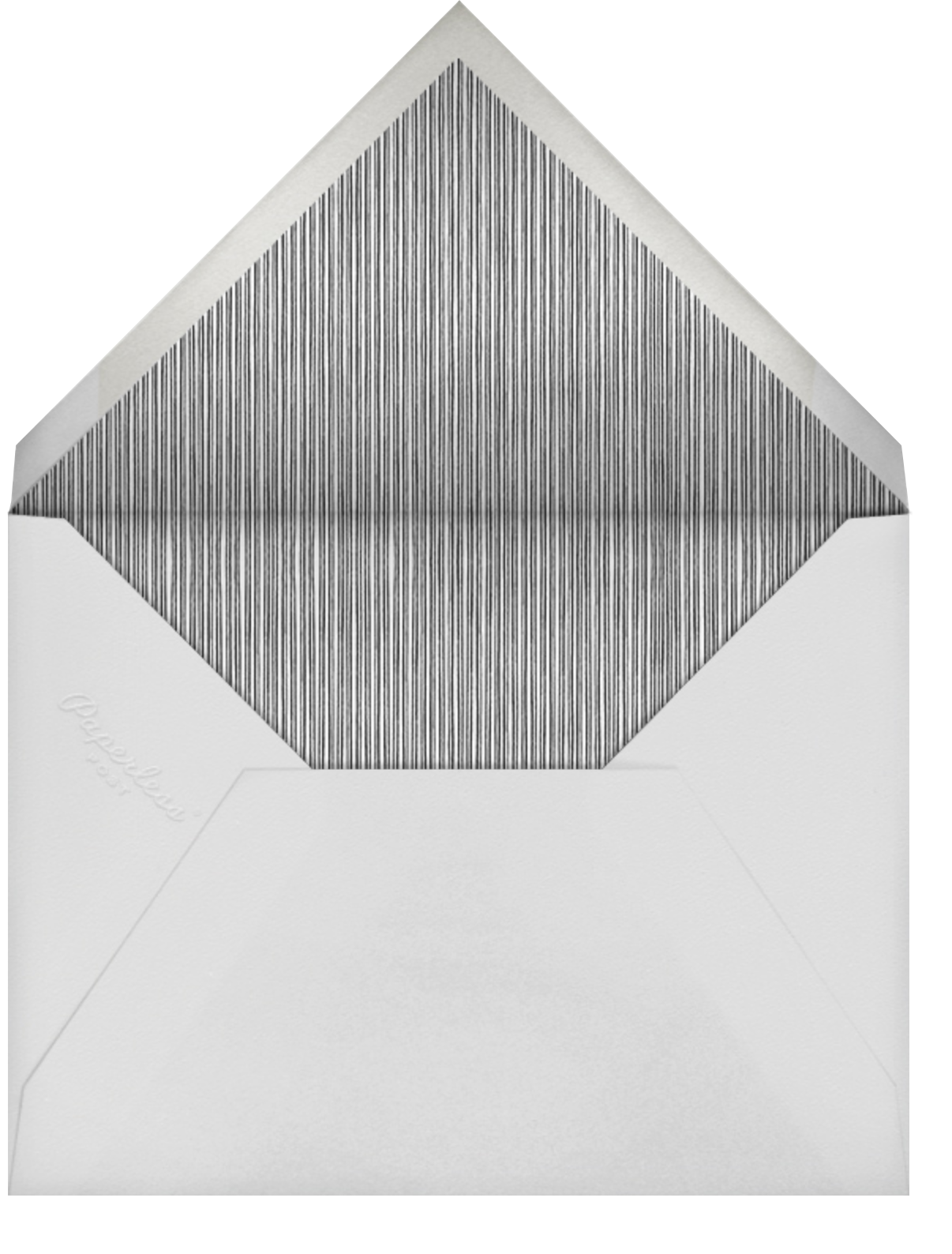 Snowflakes - Teal - Paperless Post - Envelope