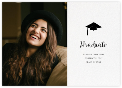 Photo Spread - White - Paperless Post - College Graduation Announcements