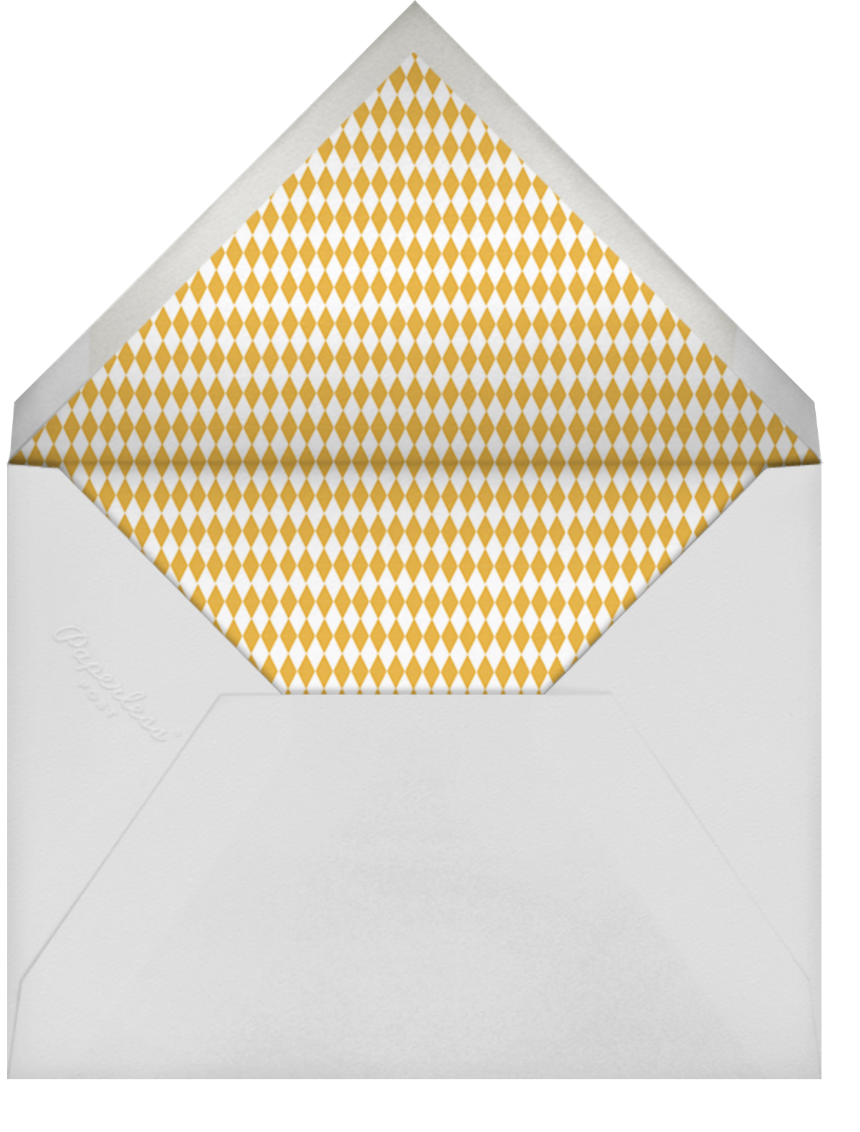 Racing Silk Diamond - Paperless Post - Envelope