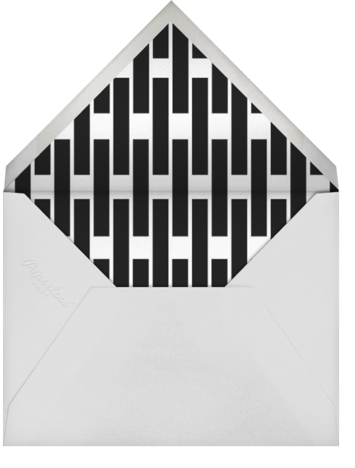 Racing Silk Stripe - Paperless Post - Envelope