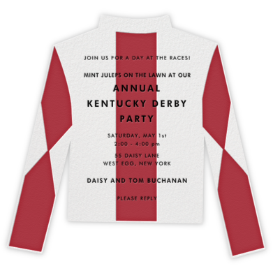Racing Silk Stripe - Paperless Post - Kentucky Derby Invitations