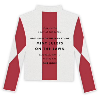 Racing Silk Stripe - Paperless Post