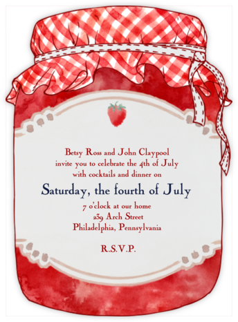 Jam Jar - Paperless Post - 4th of July invitations